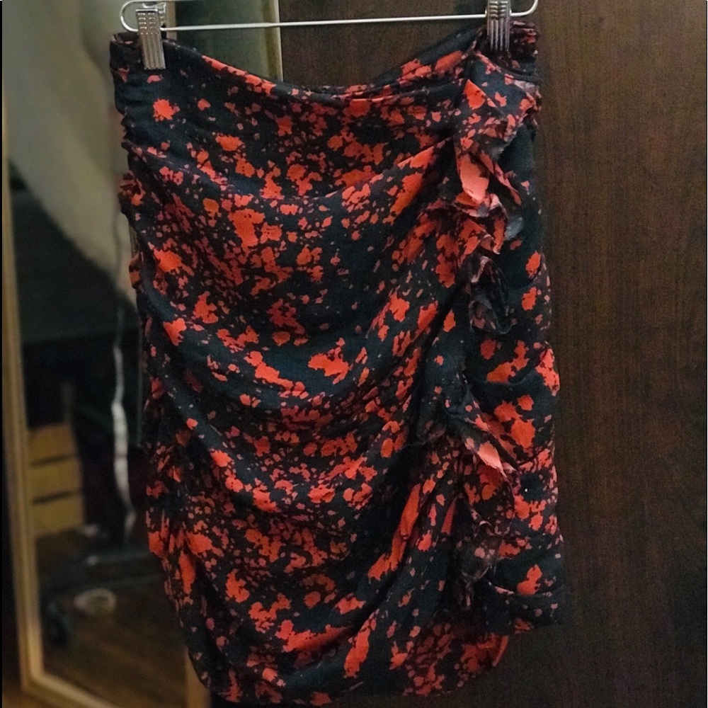 Isabel Marant red skirt NWT small